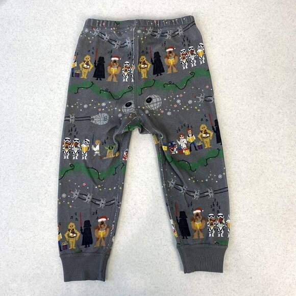 Hanna Andersson Star Wars Christmas Long John Pajamas 18-24M - Picture 10 of 10
